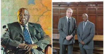 FORMER PRESIDENT FESTUS MOGAE PORTRAIT UNVEILED