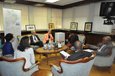 SWEDISH DELEGATION PAID COURTESY CALL TO THE MINISTER OF FOREIGN AFFAIRS
